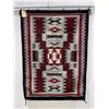 Image 2 : Navajo Indian Ganado Storm Pattern Blanket Rug