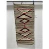Image 2 : Transitional Navajo Indian Crystal Blanket Rug