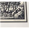 Image 3 : Birger Sandzen Linocut Print Kansas Creek