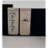 Image 1 : Pair of Zuni and Navajo Money Clips