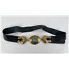 Image 1 : Navajo Brass and Turquoise Concho Belt