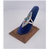 Image 1 : Zuni Chip Inlaid Sterling Silver Ring