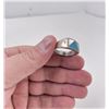 Image 4 : Zuni Turquoise Inlaid Sterling Silver Ring