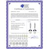 Image 2 : Genuine 9 ctw Sapphire & Pearl Earrings 14KT White Gold - REF-42X4M