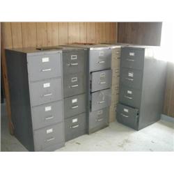 Six File Cabinets