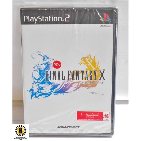 NEW FACTORY SEALED PS2 FINAL FANTASY X