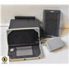 Image 1 : NINTENDO 3DS WITH GAMES CASE, CONSULE CASE,