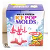 Image 1 : NEW SEALED ICE-POP MOLDS SET OF 6 FILL & FREEZE