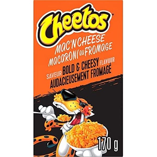 NEW CASE OF 12 CHEETOS BOLD & CHEESY MAC N CHEESE