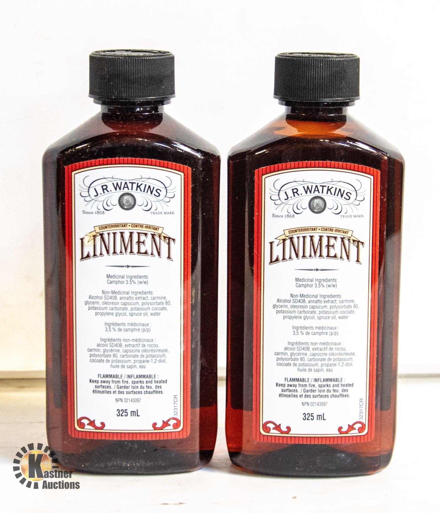 NEW 2 PACK OF JR WATKINS LINIMENT TOPICAL MEDICINE