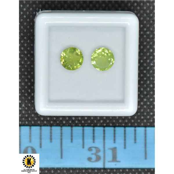 #140-NATURAL GREEN PERIDOT GEMSTONE 2.30CT