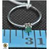 Image 1 : #212-NATURAL UNTREATD EMERALD RING SZIE 6.25
