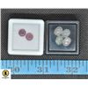 Image 1 : #179-GENUINE RUBY 2.30CT , AQUAMARINE5.90CT GEMSTO