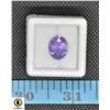 Image 1 : #146-NATURAL PURPLE AMETHYST GEMSTONE 3.80CT