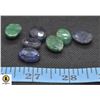 Image 1 : #90-GENUINE EMERALD & SAPPHIRE GEMSTONE 93.25 CT