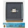 Image 1 : SILVER CUBIC ZIRCONIA RING