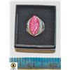 Image 1 : SILVER RUBY GEMSTONE RING