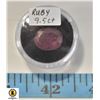 Image 1 : 9.5CT GENUINE RUBY GEMSTONE