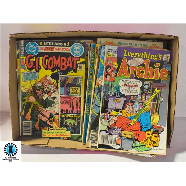 LOT OF 40 COMICS IN FLAT