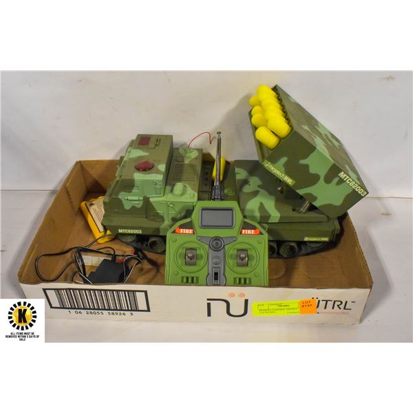 Remote Control Launcher REMOTE CONTROL MISSILE LAUNCHER