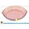 Image 1 : VINTAGE PYREX PIE PLATE CRANBERRY/