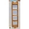 Image 1 : WOODEN WALL SHELF 5 TIER