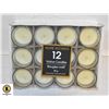 Image 1 : PACK OF 12 VOTIVE CANDLES 40GR