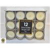 Image 1 : PACK OF 12 VOTIVE CANDLES 40GR