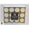 Image 1 : PACK OF 12 VOTIVE CANDLES 40GR