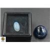 Image 1 : NATURAL SAPPHIRE 18.29CT & ETHIOPIA OPAL 1.0 C