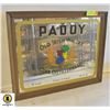 PADDYS OLD IRISH WHISKEY MIRROR