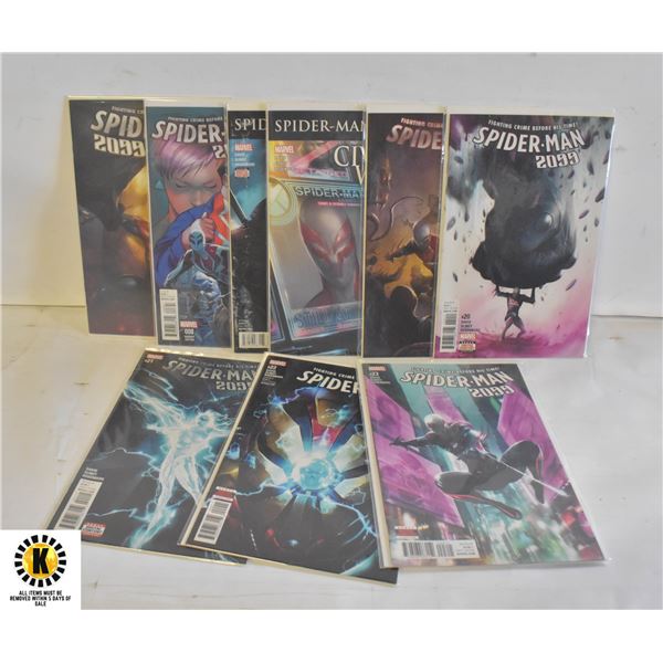 MARVEL SPIDERMAN 2099 #6-23 COMIC LOT, 2015