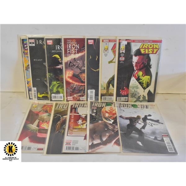 MARVEL IRON FIST COMIC LOT, 1996, 2007, ONE SHOTS