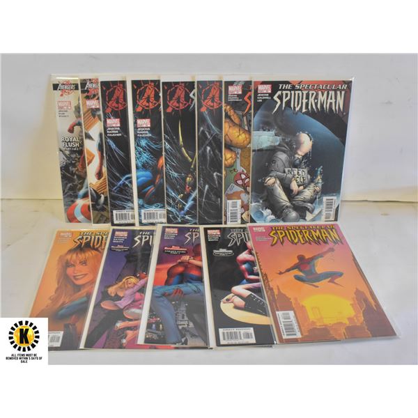 MARVEL SPECTACULAR SPIDERMAN #15-27 COMIC LOT