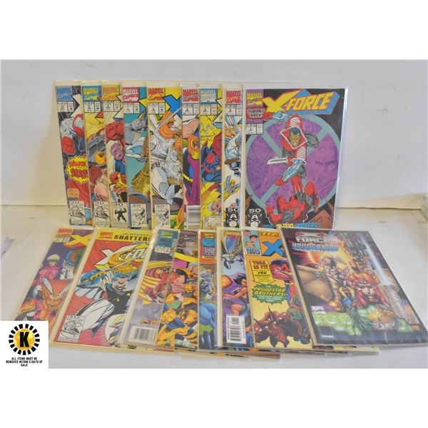 MARVEL X-FORCE #1-10, ANNUALS, ONESHOTS COMIC LOT