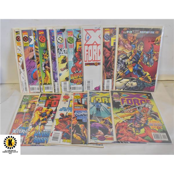 MARVEL X-FORCE #41-59 COMIC LOT