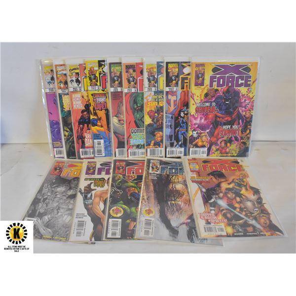 MARVEL X-FORCE #80-100 COMIC LOT