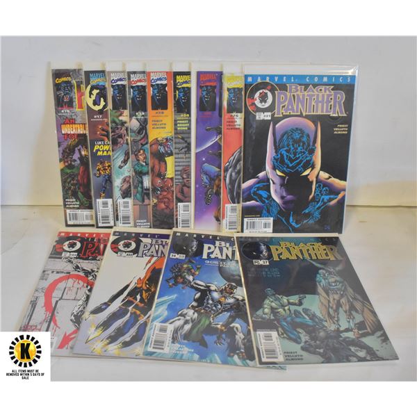 MARVEL BLACK PANTHER #16-37 COMIC LOT, 1998