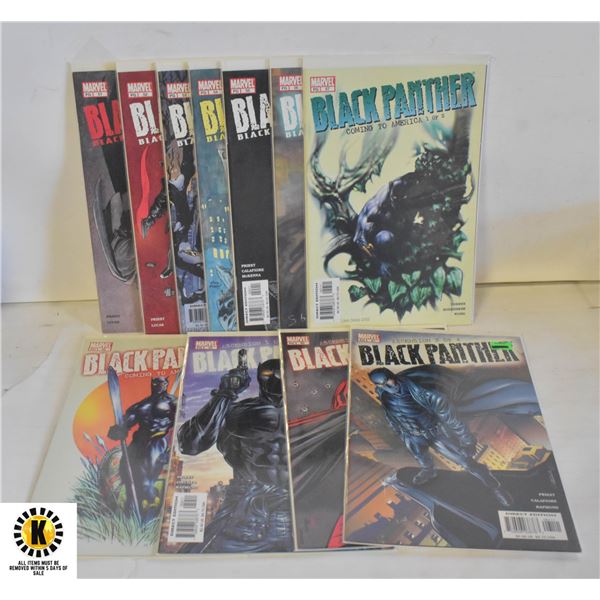 MARVEL BLACK PANTHER #51-61 COMIC LOT, 1998