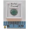 Image 1 : 6.05 CT OVAL SHAPED EMERALD COLOR ENHANCED