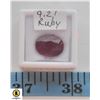 9.21 CT OVAL SHAPED RUBY COLOR ENHANCED