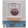 Image 1 : 9.20 CT OVAL SHAPED RUBY COLOR ENHANCED