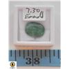 Image 1 : 7.30 CT OVAL SHAPED EMERALD COLOR ENHANCED