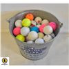 Image 1 : PAIL WITH 60 GOLF BALLS