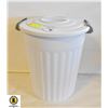 Image 1 : STERILITE 24 QT UTILITY GARBAGE CAN W/LID