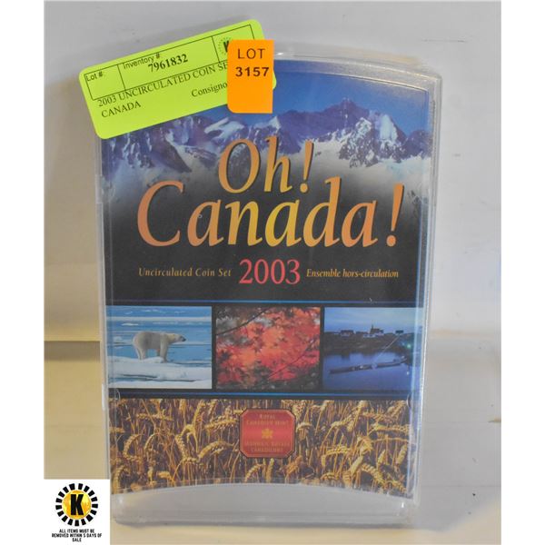 2003 UNCIRCULATED COIN SET OH CANADA