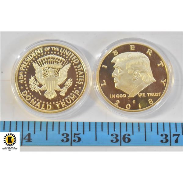 2 U.S.A. AMERICAN EAGLE PRESIDENTIAL COINS IN