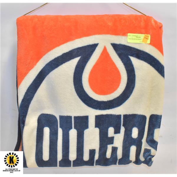 NEW OILERS BLANKET