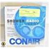 CONAIR AM/FM SHOWER RADIO- NEW IN BOX