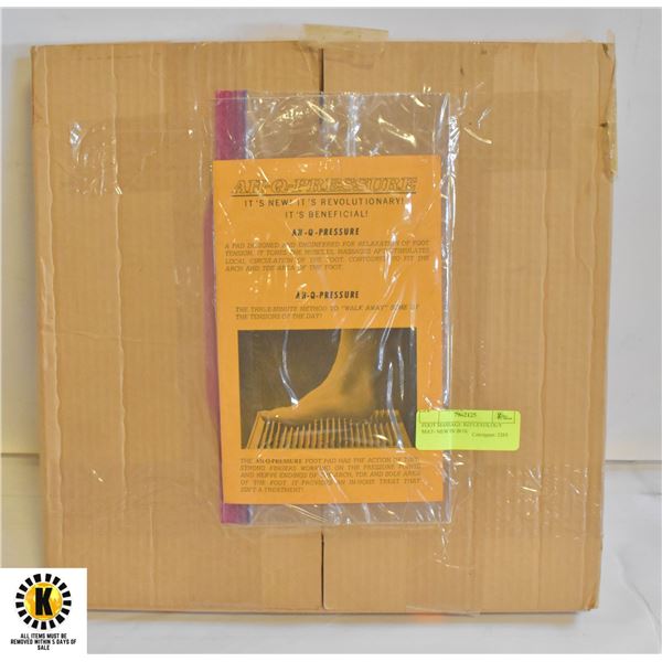 FOOT MASSAGE REFLEXOLOGY MAT- NEW IN BOX